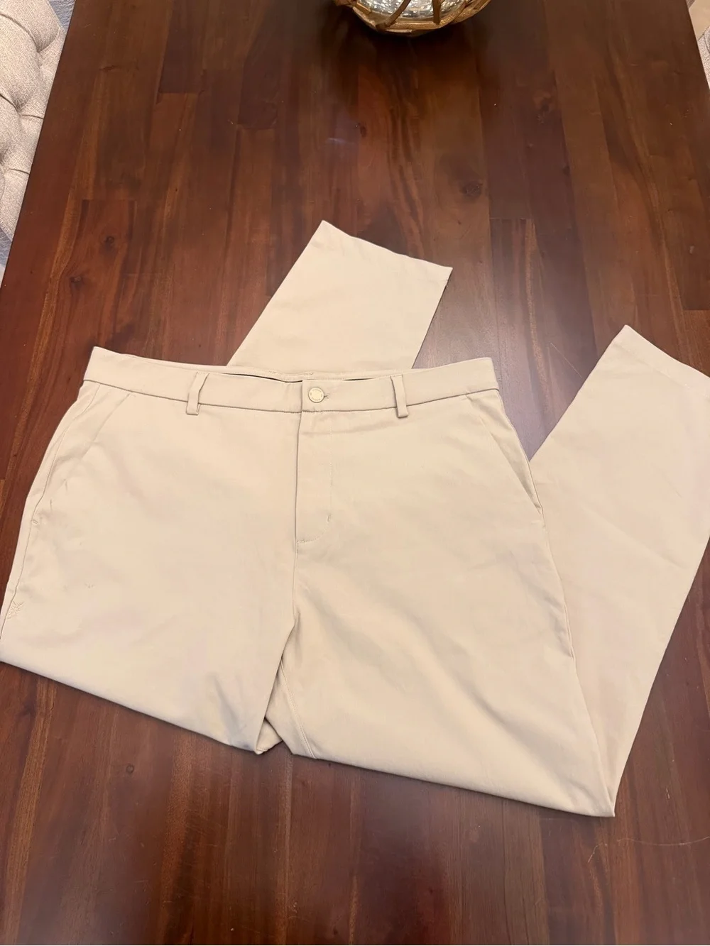 Rhone Commuter Men's Slim Straight Chino Pants - Khaki